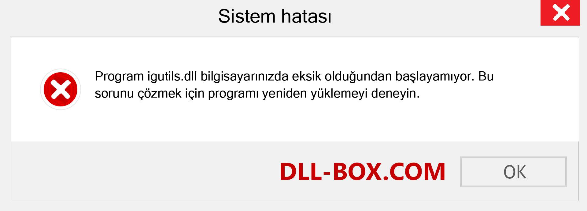 igutils.dll dosyası eksik mi? Windows 7, 8, 10 için İndirin - Windows'ta igutils dll Eksik Hatasını Düzeltin, fotoğraflar, resimler